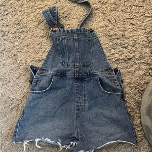ROLLA'S FREE PEOPLE Light Blue Denim Overalls